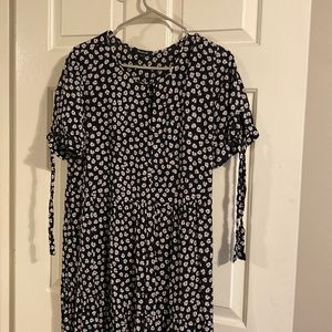 Madewell floral midi dress